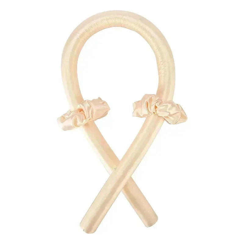 Heatless Curling Rod Headband Hair Curlers No Heat Ribbon Lazy Hair Rollers Silk Curls Sleeping Soft Headband Hair Styling Tools