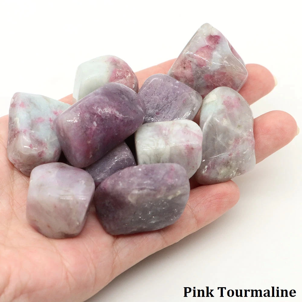Natural Garnet Tumbled Stones Healing Crystals Quartz Bulk Ore Gravel Specimen Energy Mineral Tank Aquarium Garden Home Decor