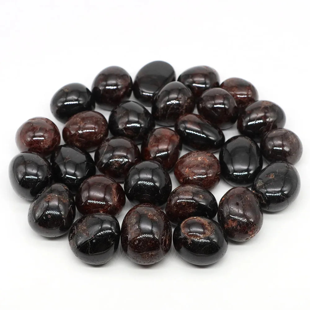Natural Garnet Tumbled Stones Healing Crystals Quartz Bulk Ore Gravel Specimen Energy Mineral Tank Aquarium Garden Home Decor