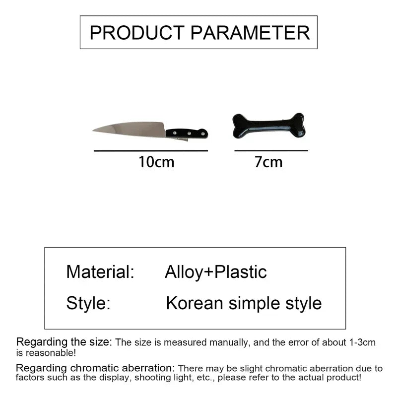 Creative Weird Knife Hair Clips Simulated Scissors Light Bulb Food Hairpins Girls Hairclip Punk Barrette Headwear Accessories