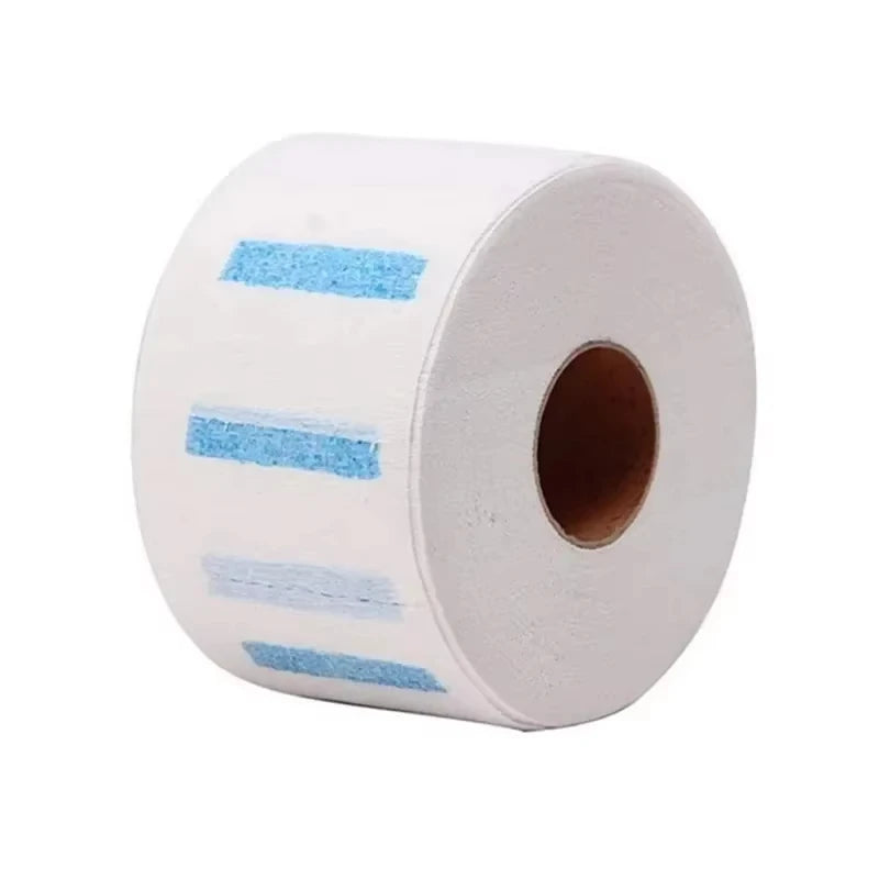 8 Color Disposable Neck Strips 1 Pack Hair Cutting Accessory Neck Paper Adjustable Barber Dedicated Salon Hairdressing Tools
