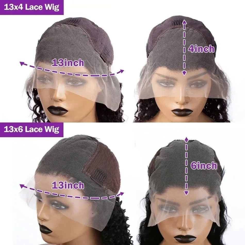 Ginger Human Hair Wig Body Wave Frontal Wig 13X6 Human Hair 30 Inch Lace Front Wigs Colored Brazilian Hair For Women 200 Density