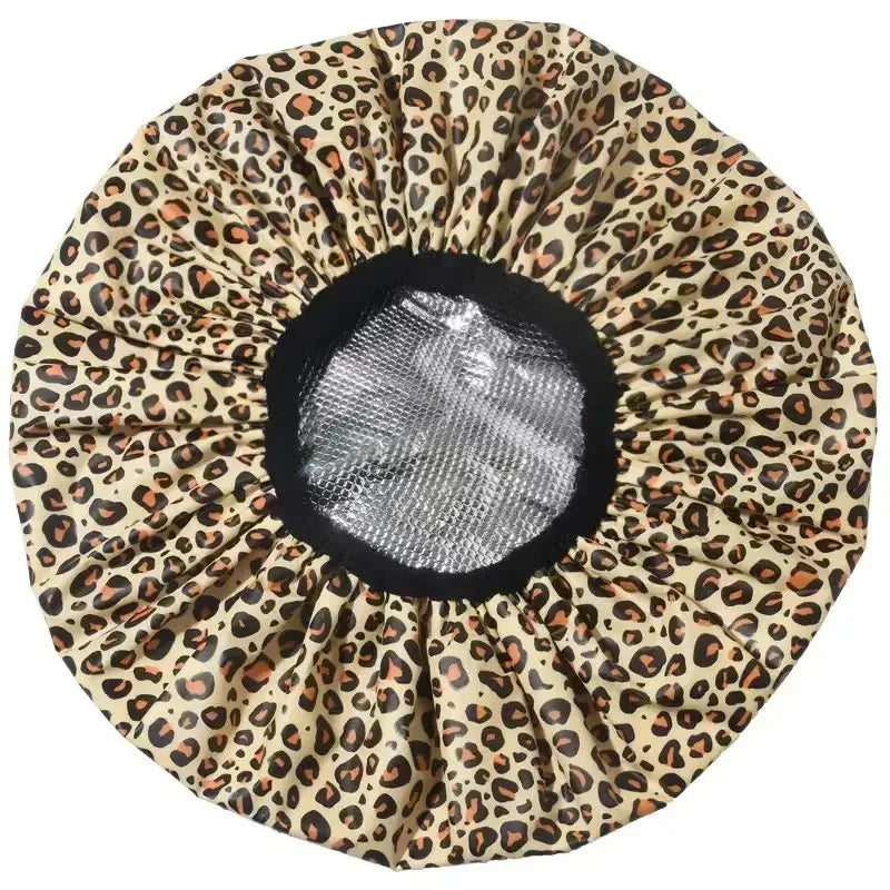 Portable Hair Salon Smooth Hair Oil Baking Cap 1PC Self-heating Tin Foil Hat Thickened Heating Steam Hair Mask Cap