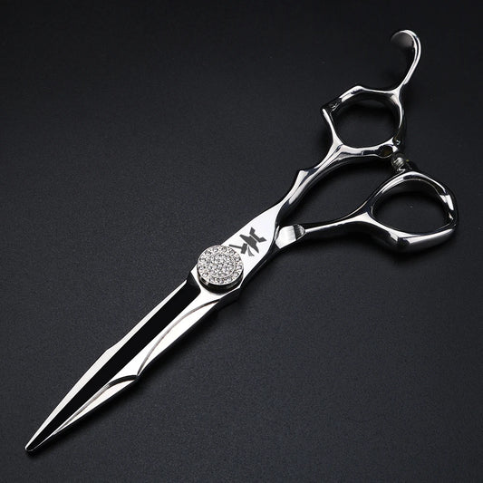 CNC craft hair scissors 6-inch Japanese 440C steel cutting and thinning scissors hairdresser scissors