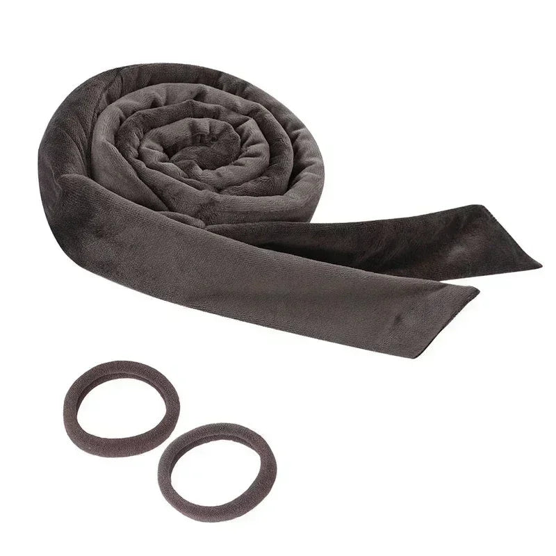 Heatless Curling Rod Headband Hair Curlers No Heat Ribbon Lazy Hair Rollers Silk Curls Sleeping Soft Headband Hair Styling Tools