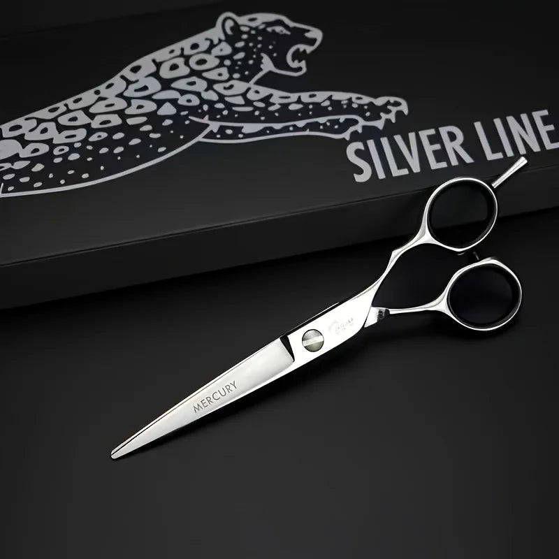 All-Purpose Hair Cutting Scissors, Durable Stainless Steel, Plastic Safety Guard,Customizable Tightness, Comfort Fit for Fingers