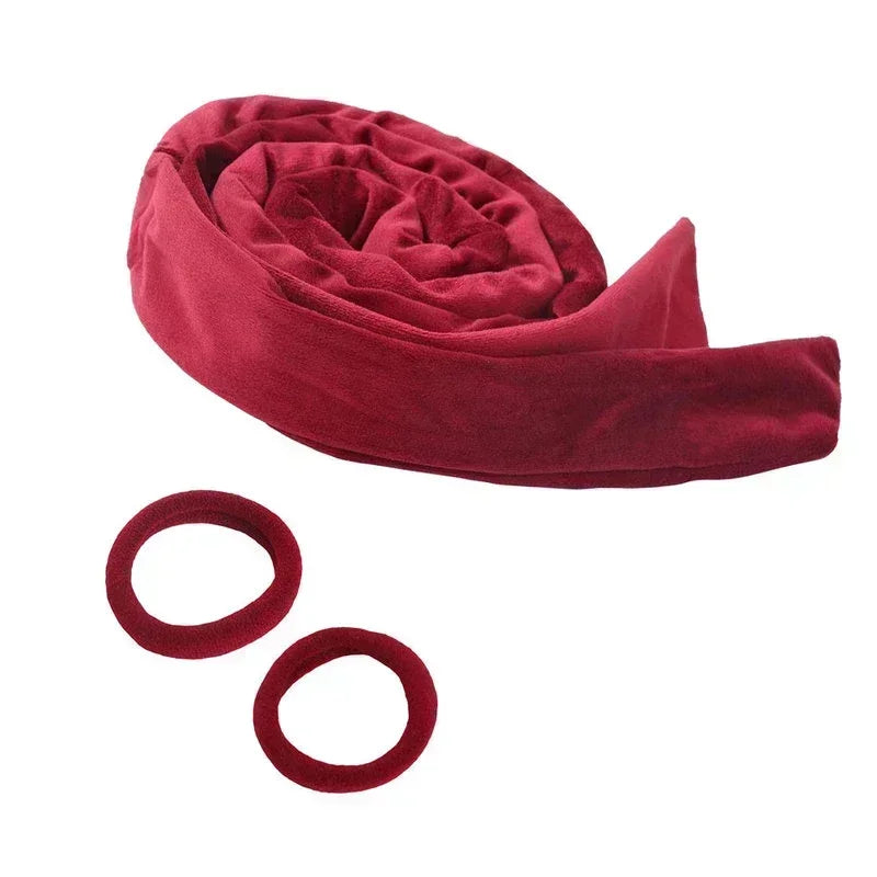 Heatless Curling Rod Headband Hair Curlers No Heat Ribbon Lazy Hair Rollers Silk Curls Sleeping Soft Headband Hair Styling Tools