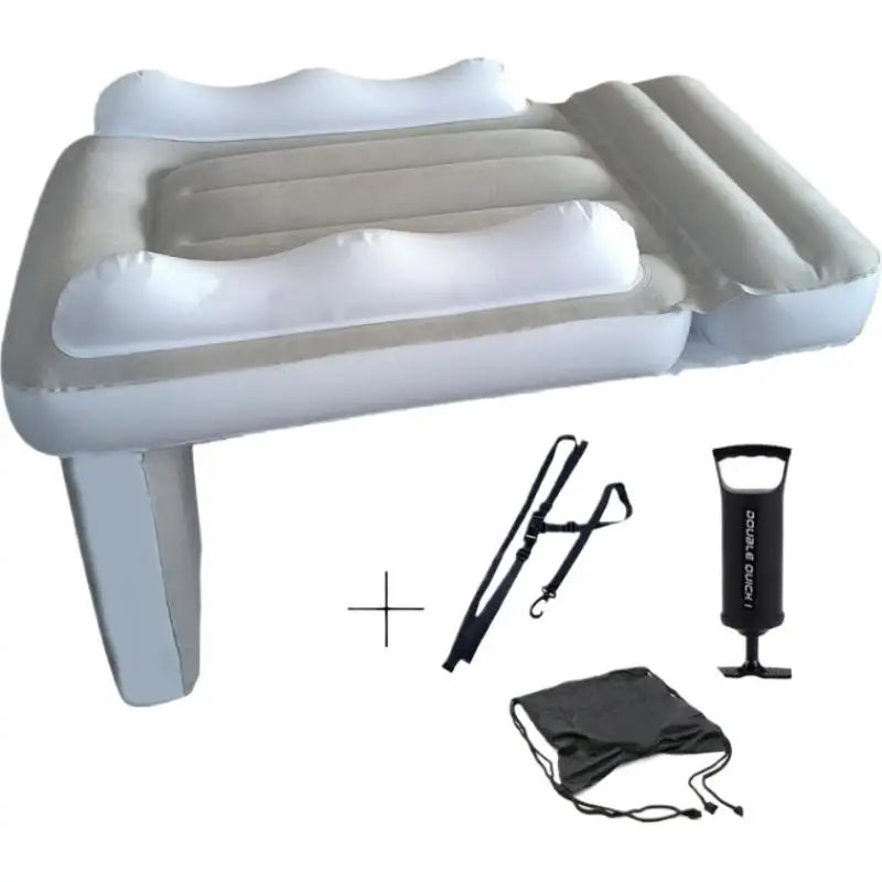 Portable Toddler Airplane Bed Baby Child Inflatable Mattress Air Bed Seat Extender Sleeping Mattress For Travel Car Road Trip