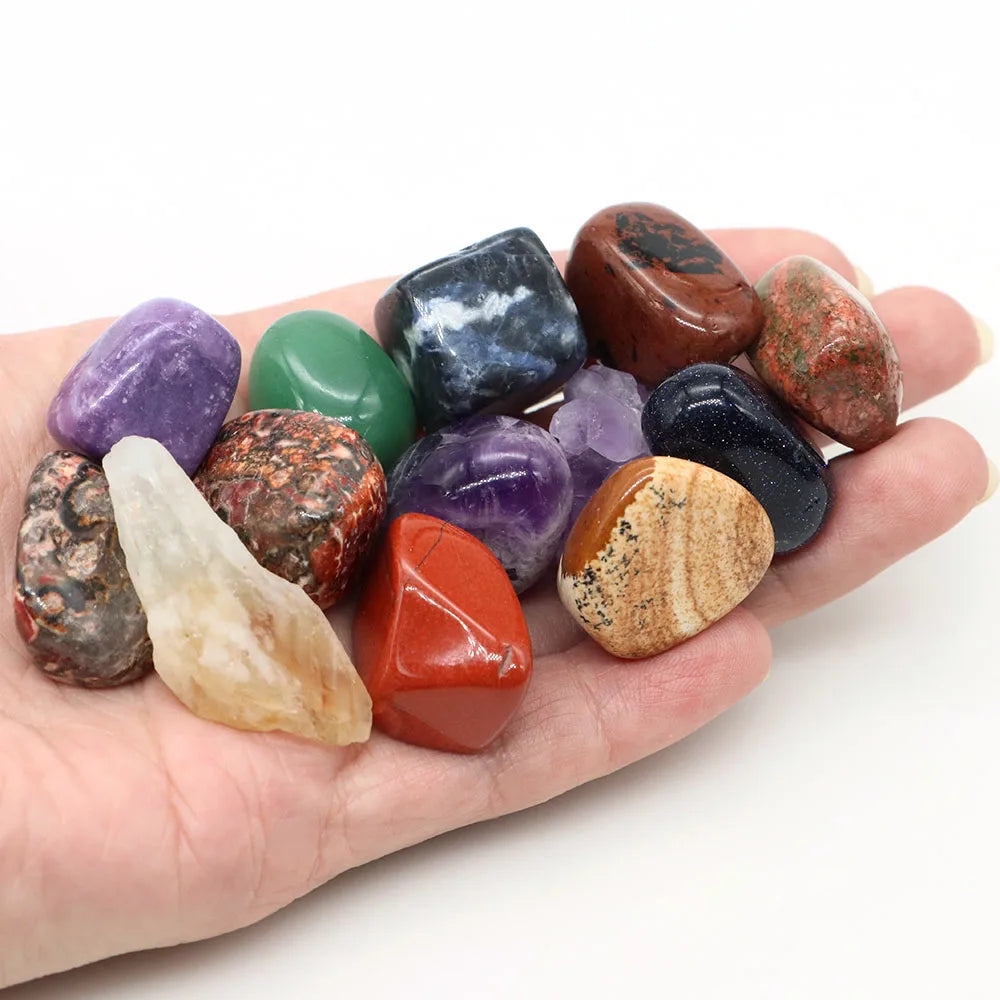 Natural Garnet Tumbled Stones Healing Crystals Quartz Bulk Ore Gravel Specimen Energy Mineral Tank Aquarium Garden Home Decor