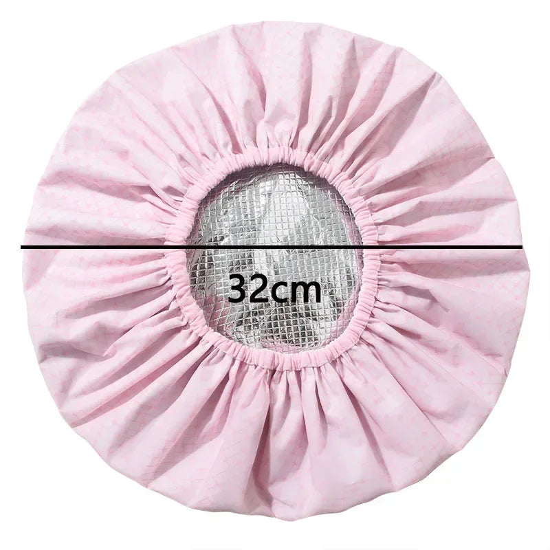 Portable Hair Salon Smooth Hair Oil Baking Cap 1PC Self-heating Tin Foil Hat Thickened Heating Steam Hair Mask Cap