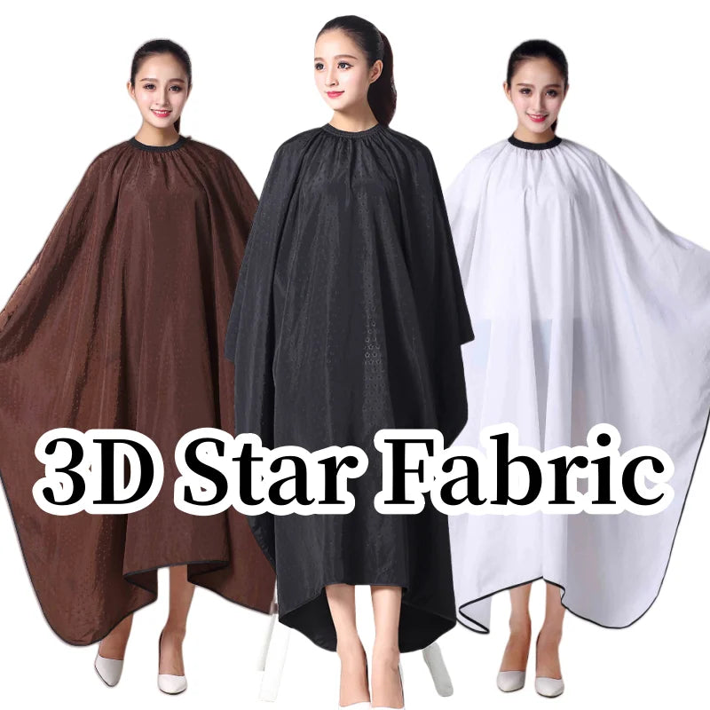 3D Star Fabric High End Wrap Cloth Hair Salon Hairdressing Cloaks Barbershop Shawl Hairdresser Apron Barber Hair Cutting Capes