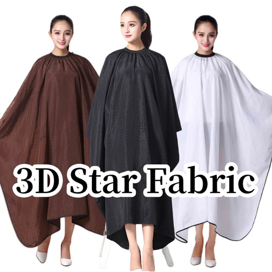 3D Star Fabric High End Wrap Cloth Hair Salon Hairdressing Cloaks Barbershop Shawl Hairdresser Apron Barber Hair Cutting Capes