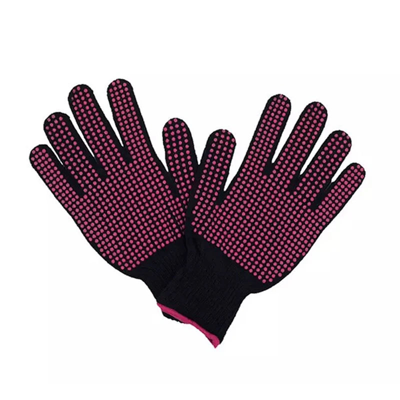 NEW NEW* Double-sided Hair Straightener Perm Curling Hairdressing Heat Resistant Finger Glove Hair Salon Styling Gloves