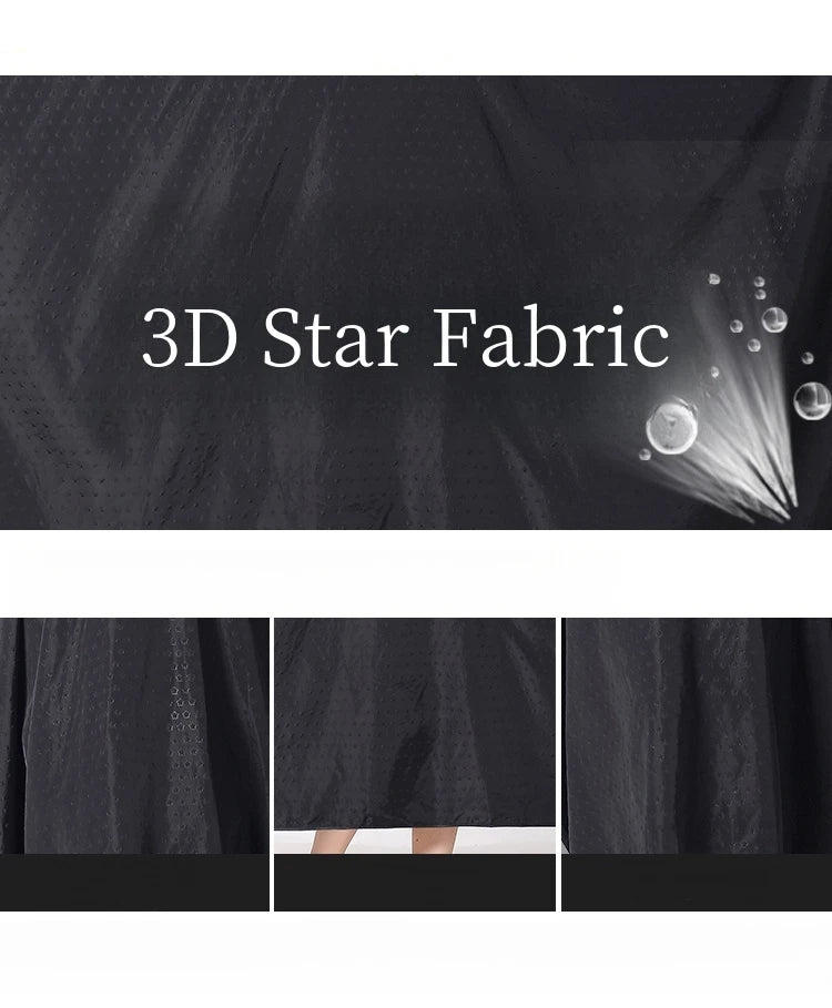 3D Star Fabric High End Wrap Cloth Hair Salon Hairdressing Cloaks Barbershop Shawl Hairdresser Apron Barber Hair Cutting Capes
