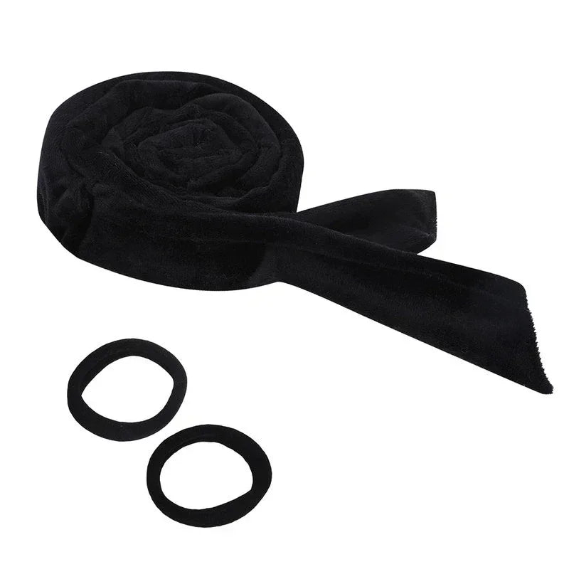 Heatless Curling Rod Headband Hair Curlers No Heat Ribbon Lazy Hair Rollers Silk Curls Sleeping Soft Headband Hair Styling Tools