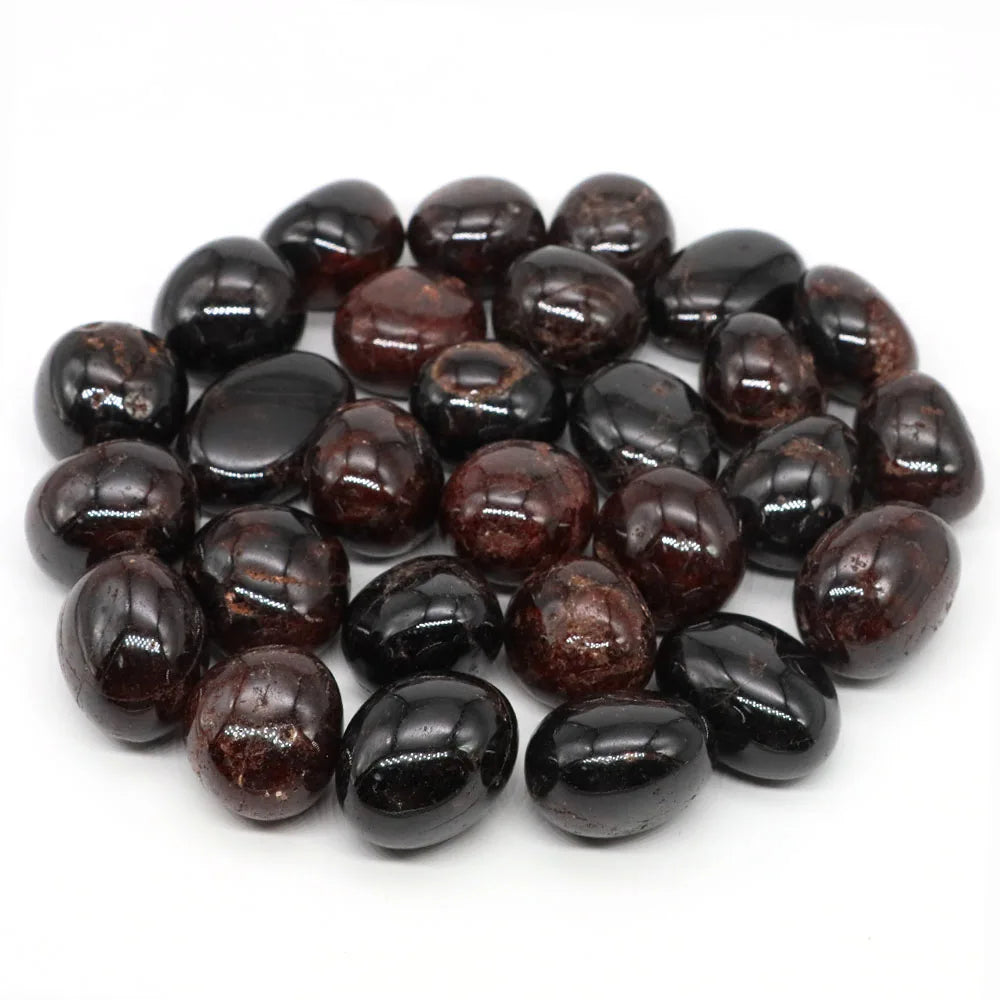 Natural Garnet Tumbled Stones Healing Crystals Quartz Bulk Ore Gravel Specimen Energy Mineral Tank Aquarium Garden Home Decor