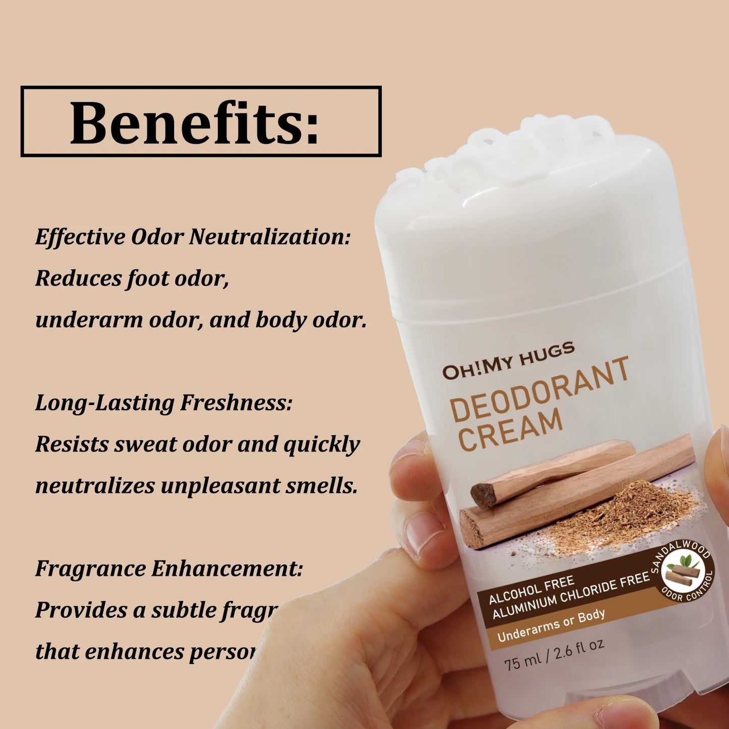 Persistent Sandalwood · Armpit Fresh Deodorizing Cream