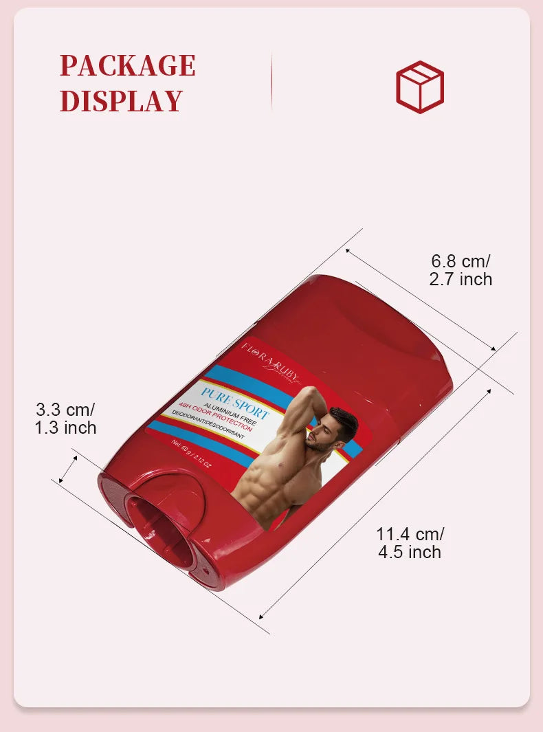 5 Type Men Deodorant Stick Sweating Sandalwood Keep Drying Lasting Fragrance Remove Armpit Odor Underarm Refresh Sticks Refresh