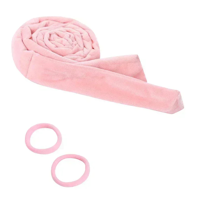 Heatless Curling Rod Headband Hair Curlers No Heat Ribbon Lazy Hair Rollers Silk Curls Sleeping Soft Headband Hair Styling Tools
