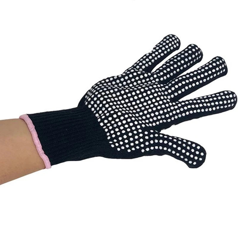 NEW NEW* Double-sided Hair Straightener Perm Curling Hairdressing Heat Resistant Finger Glove Hair Salon Styling Gloves