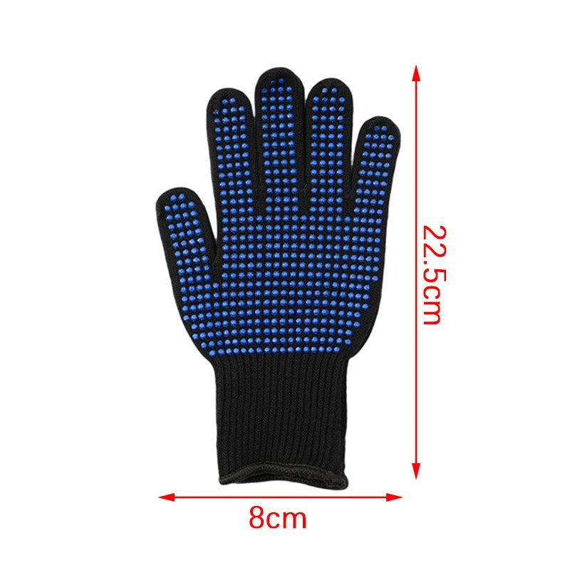 NEW NEW* Double-sided Hair Straightener Perm Curling Hairdressing Heat Resistant Finger Glove Hair Salon Styling Gloves