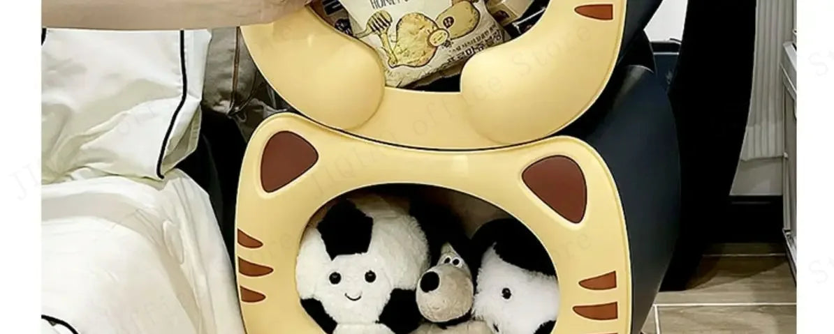 Modern Luxury Cartoon Cute Trendy Bedside Table Bedroom Bedside Table Toy Storage Nightstands Living Room Home Furniture