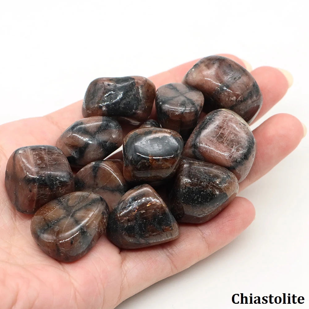 Natural Garnet Tumbled Stones Healing Crystals Quartz Bulk Ore Gravel Specimen Energy Mineral Tank Aquarium Garden Home Decor