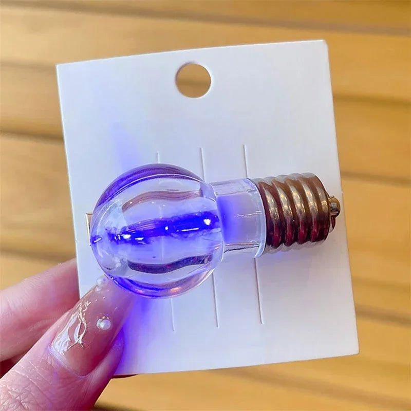 Creative Weird Knife Hair Clips Simulated Scissors Light Bulb Food Hairpins Girls Hairclip Punk Barrette Headwear Accessories