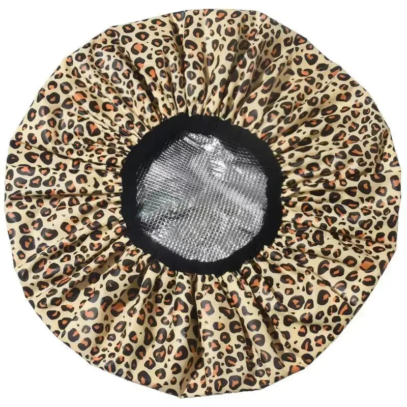 Portable Hair Salon Smooth Hair Oil Baking Cap 1PC Self-heating Tin Foil Hat Thickened Heating Steam Hair Mask Cap
