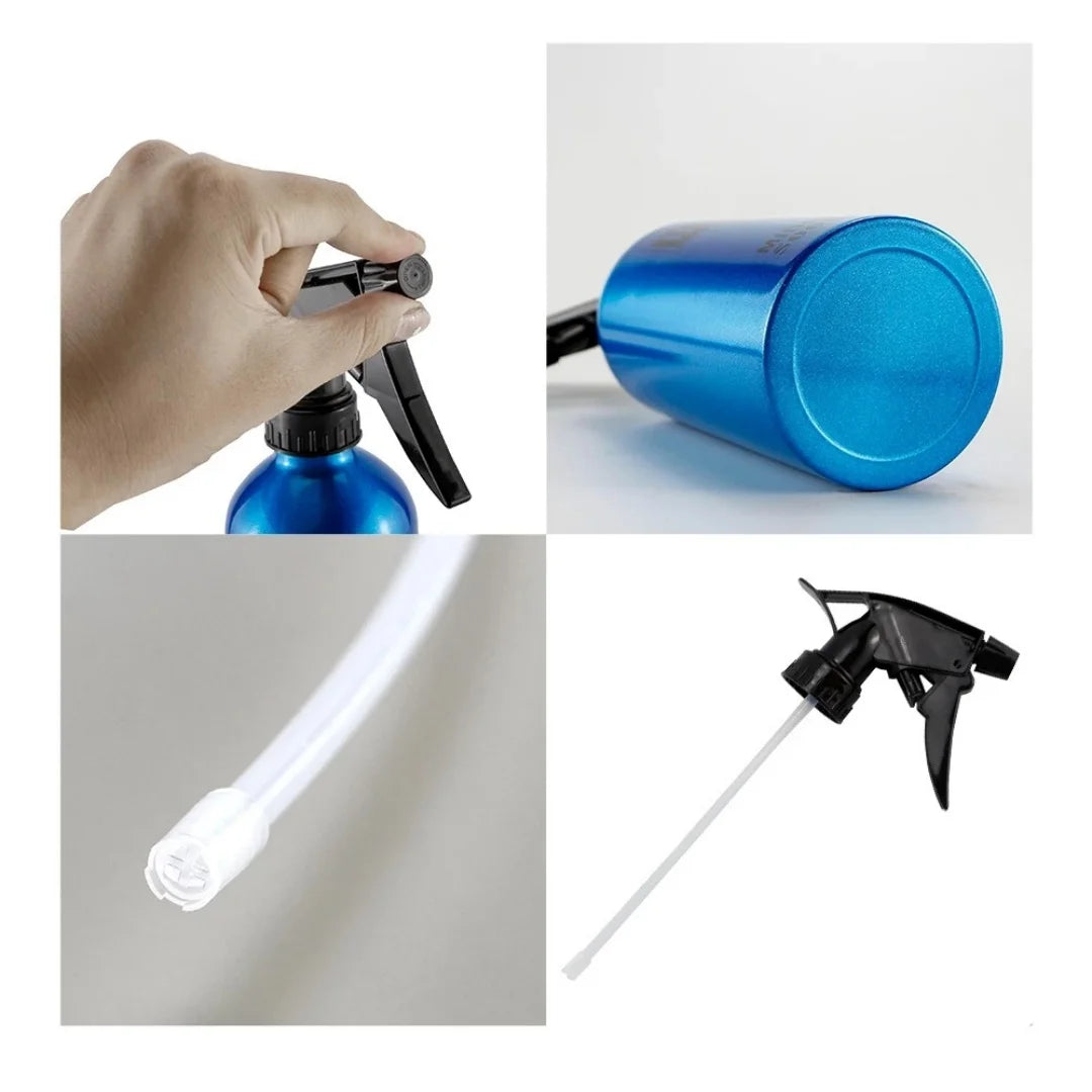 500ml Hairdressing Fine Mist Spray Empty Bottle PET Plastic High Pressure Retro Refillable Bottle Salon Hairdressing Makeup Tool