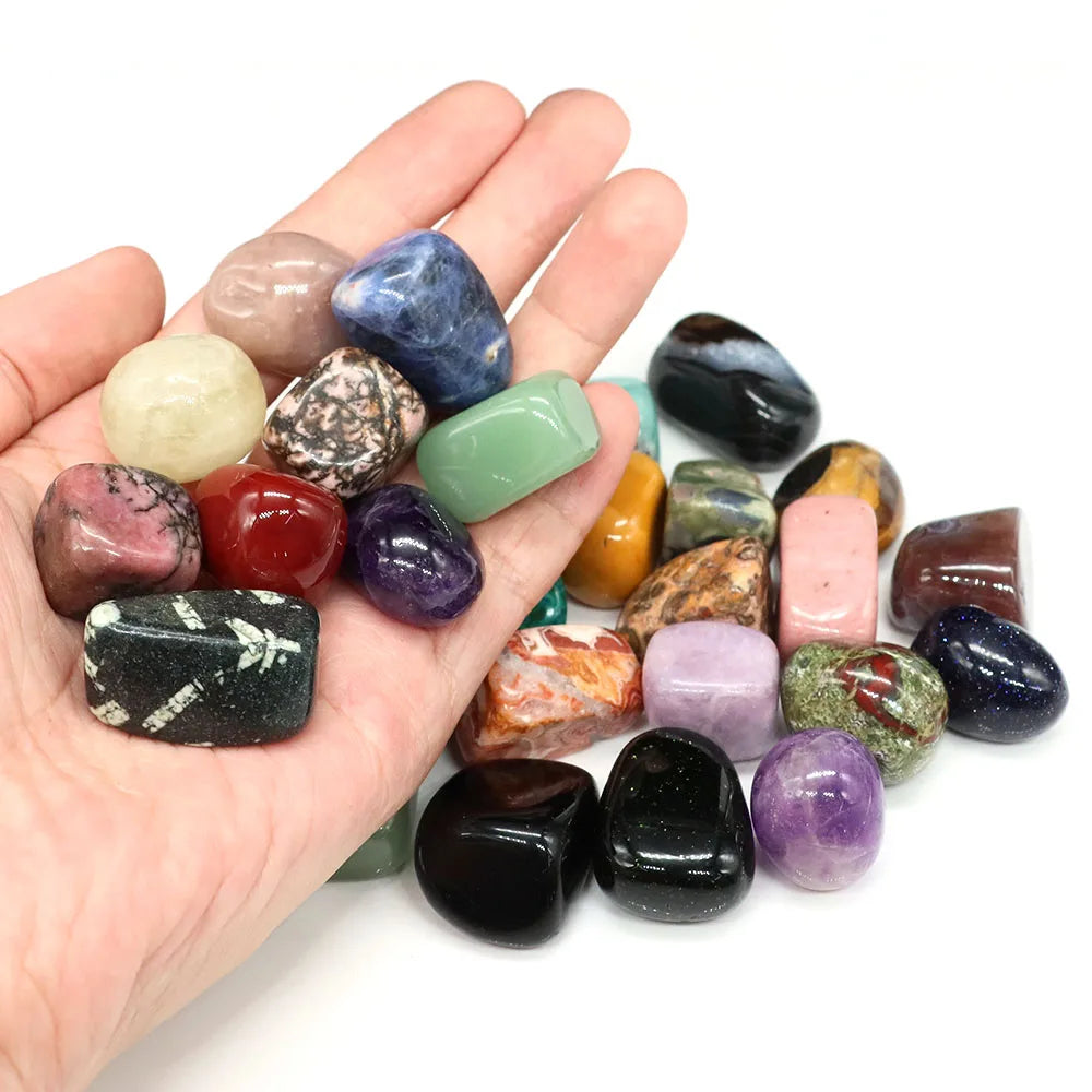 Natural Garnet Tumbled Stones Healing Crystals Quartz Bulk Ore Gravel Specimen Energy Mineral Tank Aquarium Garden Home Decor