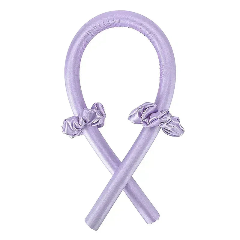 Heatless Curling Rod Headband Hair Curlers No Heat Ribbon Lazy Hair Rollers Silk Curls Sleeping Soft Headband Hair Styling Tools