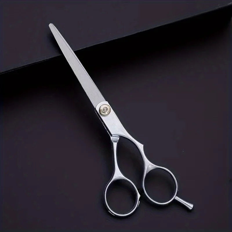 All-Purpose Hair Cutting Scissors, Durable Stainless Steel, Plastic Safety Guard,Customizable Tightness, Comfort Fit for Fingers