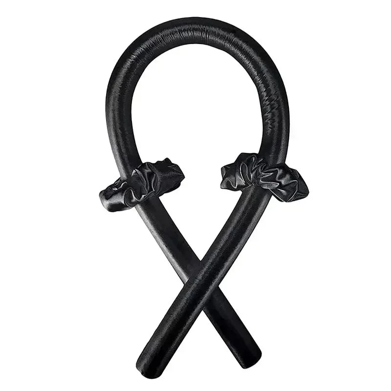 Heatless Curling Rod Headband Hair Curlers No Heat Ribbon Lazy Hair Rollers Silk Curls Sleeping Soft Headband Hair Styling Tools
