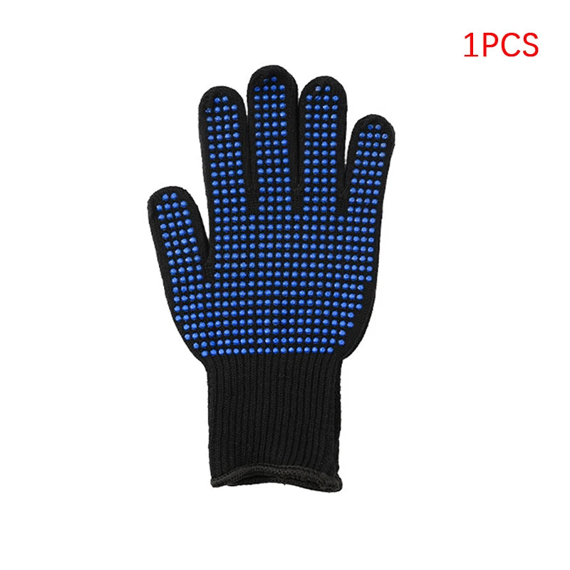 NEW NEW* Double-sided Hair Straightener Perm Curling Hairdressing Heat Resistant Finger Glove Hair Salon Styling Gloves