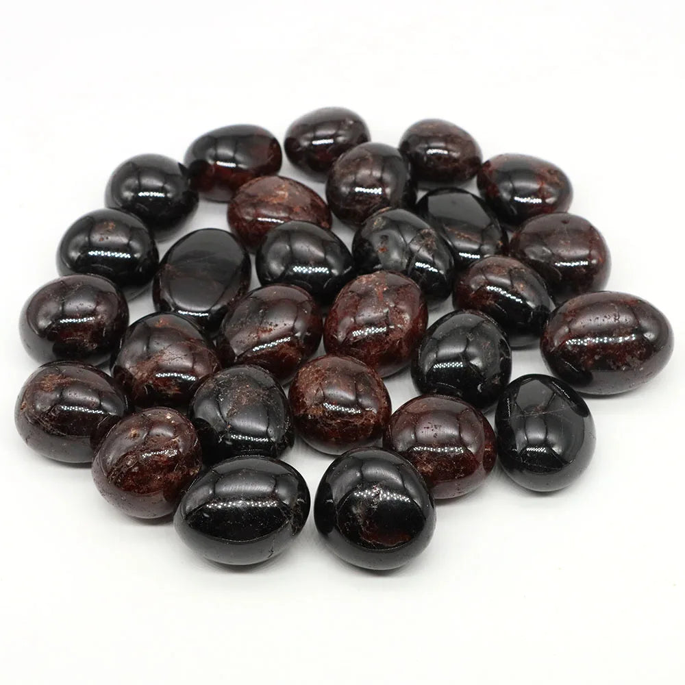 Natural Garnet Tumbled Stones Healing Crystals Quartz Bulk Ore Gravel Specimen Energy Mineral Tank Aquarium Garden Home Decor