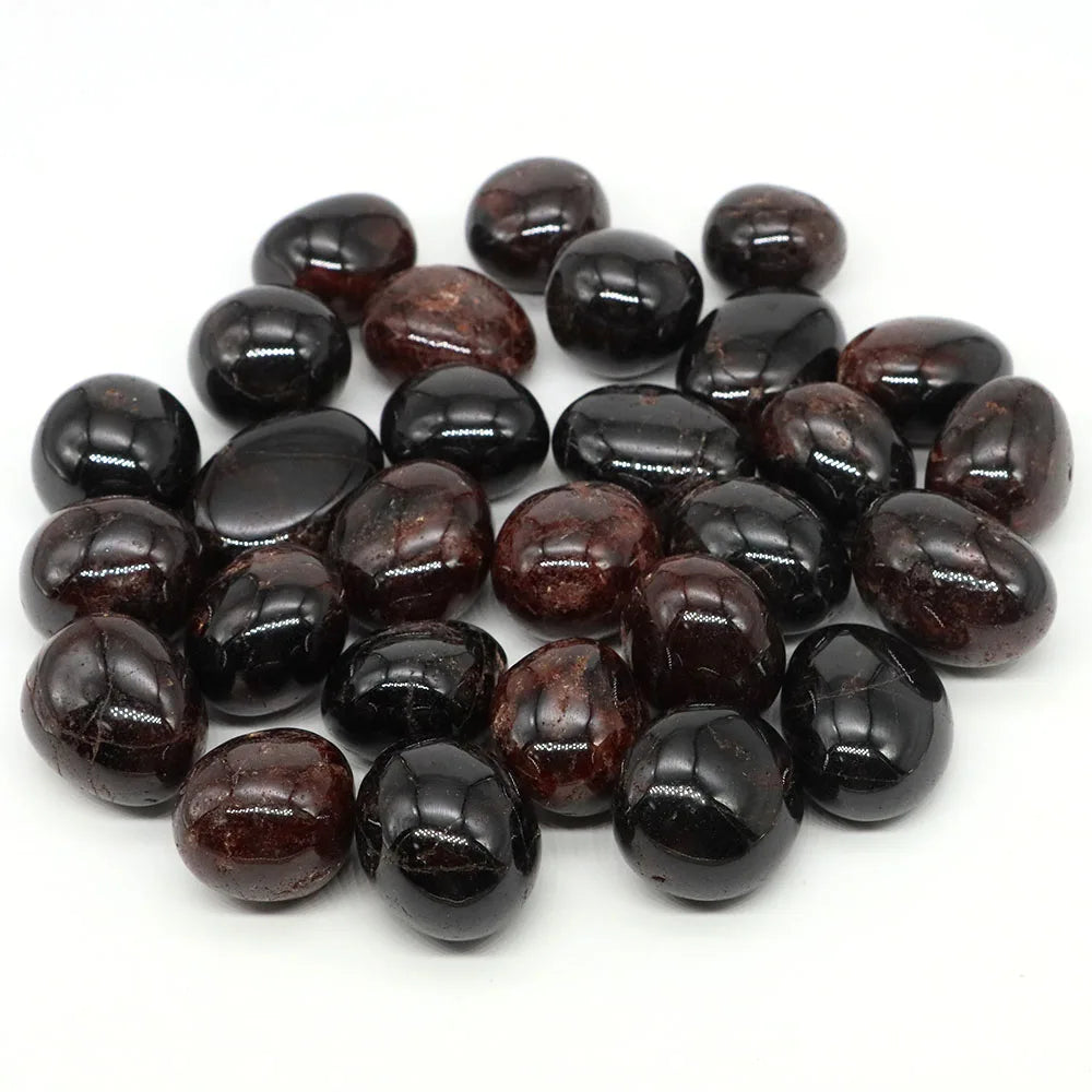 Natural Garnet Tumbled Stones Healing Crystals Quartz Bulk Ore Gravel Specimen Energy Mineral Tank Aquarium Garden Home Decor