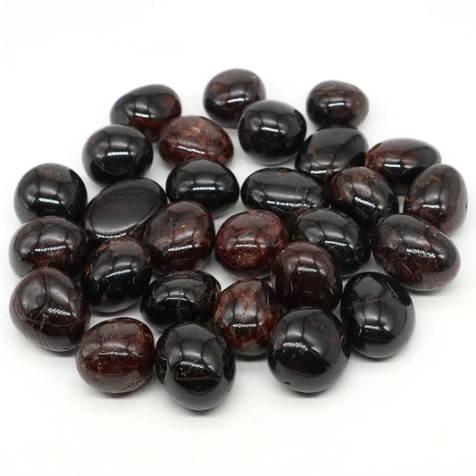 Natural Garnet Tumbled Stones Healing Crystals Quartz Bulk Ore Gravel Specimen Energy Mineral Tank Aquarium Garden Home Decor