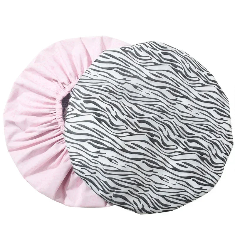 Portable Hair Salon Smooth Hair Oil Baking Cap 1PC Self-heating Tin Foil Hat Thickened Heating Steam Hair Mask Cap