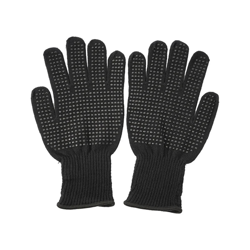 NEW NEW* Double-sided Hair Straightener Perm Curling Hairdressing Heat Resistant Finger Glove Hair Salon Styling Gloves