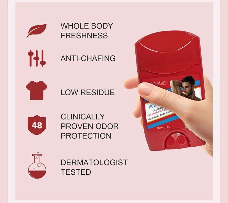 5 Type Men Deodorant Stick Sweating Sandalwood Keep Drying Lasting Fragrance Remove Armpit Odor Underarm Refresh Sticks Refresh