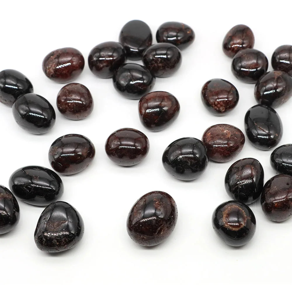 Natural Garnet Tumbled Stones Healing Crystals Quartz Bulk Ore Gravel Specimen Energy Mineral Tank Aquarium Garden Home Decor